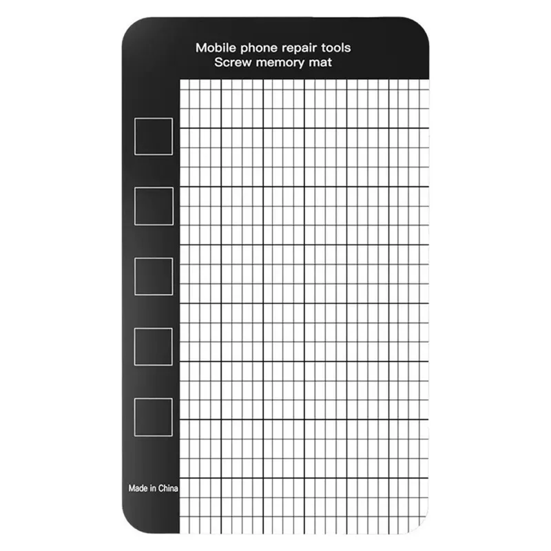 Tapis organisateur magnétique JIAFA 179 x 65 mm, tapis mémoire pour outils de réparation de téléphone portable