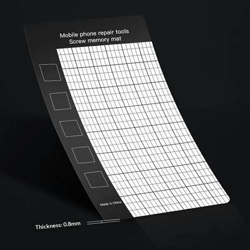 Tapis organisateur magnétique JIAFA 179 x 65 mm, tapis mémoire pour outils de réparation de téléphone portable