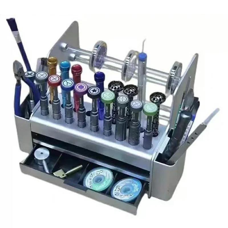 Настольная коробка для хранения инструментов JIAFA, органайзер для отверток, ремонтный комплект для электроники