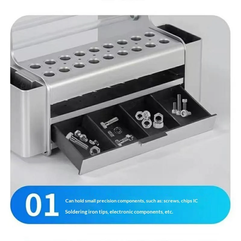 Настольная коробка для хранения инструментов JIAFA, органайзер для отверток, ремонтный комплект для электроники