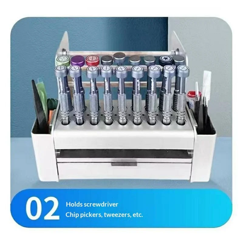 Настольная коробка для хранения инструментов JIAFA, органайзер для отверток, ремонтный комплект для электроники