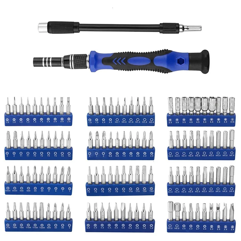 JIAFA 142 in 1 Electric Screwdriver Set Precision Repair Tools Kit with Bits for Phone Computer