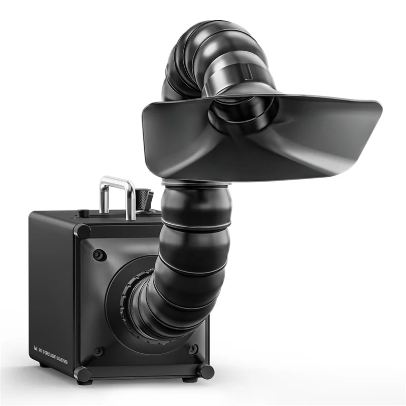 QIANLI AF100 Dust Mist Purifier 80W Fume Extractor 3-Layer Filter for Electronics Soldering - EU Plug