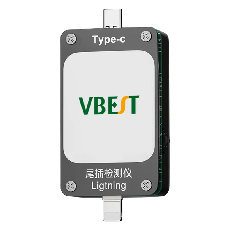 VBEST VB-U4 Tail Plug Tester IP Type-C Interface Detector for iPhone Android Phone