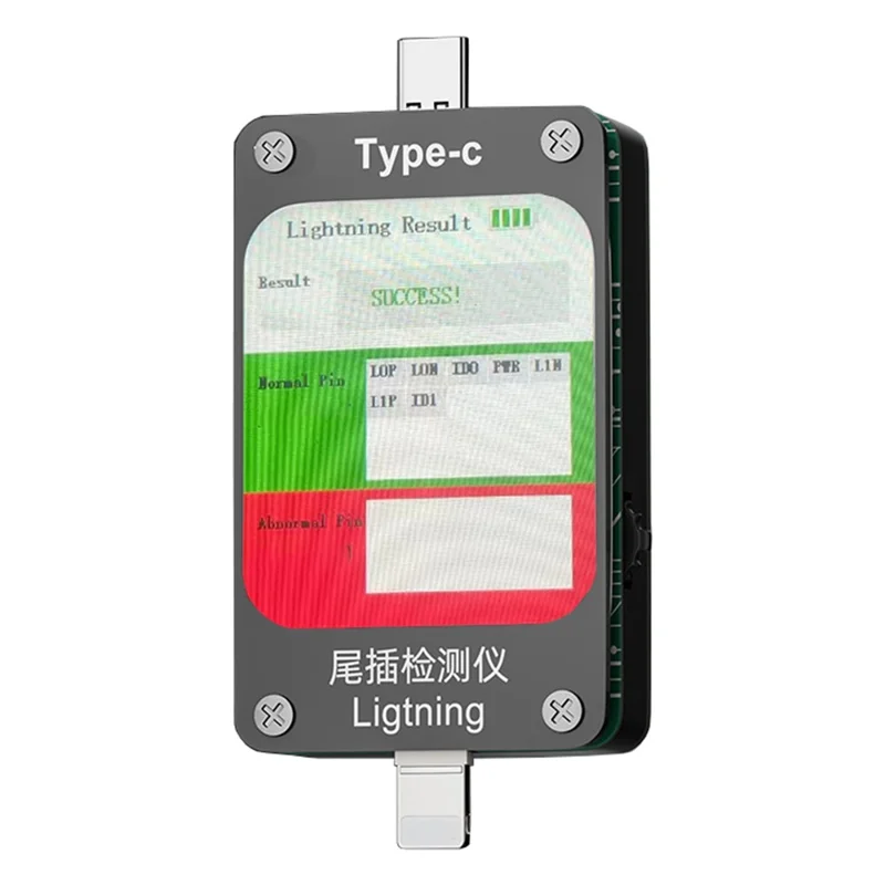 VBEST VB-U4 Tail Plug Tester IP Type-C Interface Detector for iPhone Android Phone