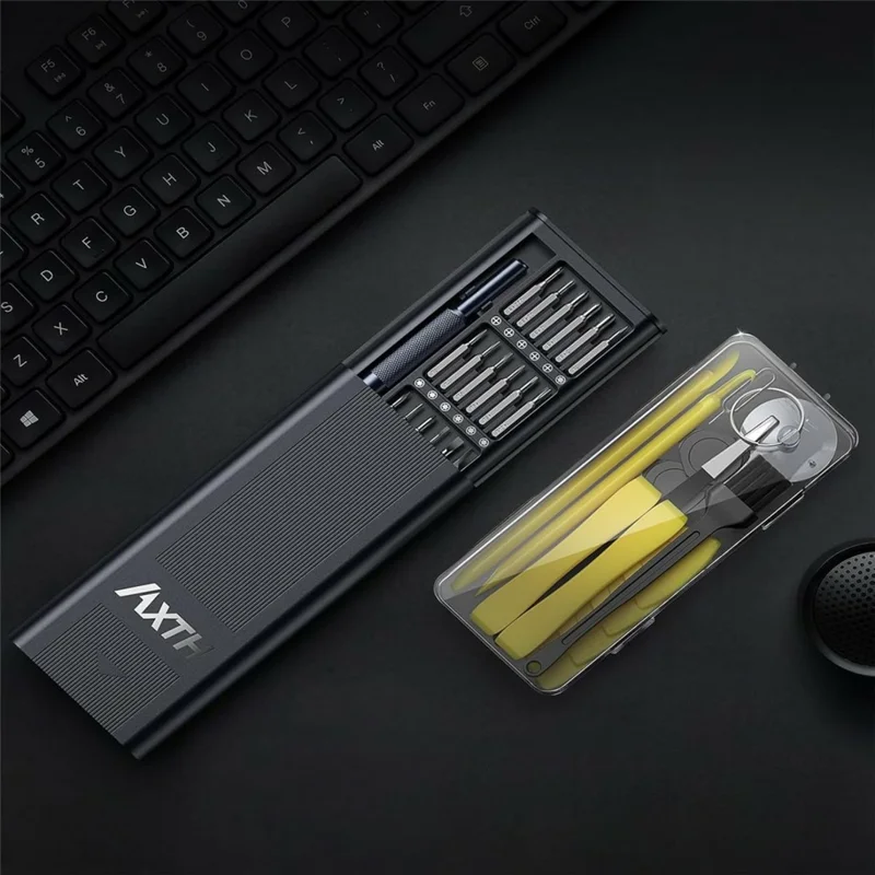 AXTH 38 in 1 Precision Screwdriver Set Multi-Function Repair Tool Kit for Phone Laptop Gaming Console Watch Glasses