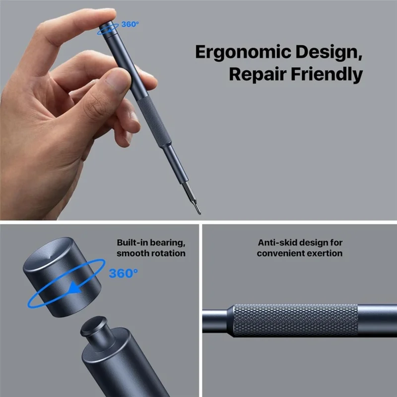 AXTH 29 in 1 Precision Screwdriver Set Bearing Steel Bits Magnetic Driver Tool Kit for Electronics Repair