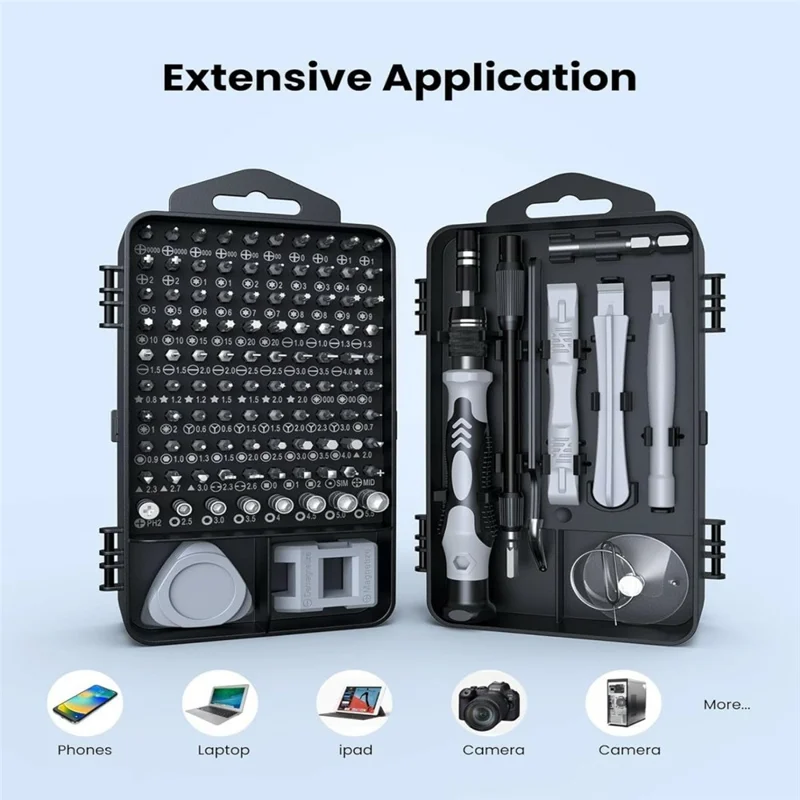 AXTH 116 in 1 Multi-Function Screwdriver Set 115Pcs Precision Repair Tool Kit with Case for Phone Laptop iPad