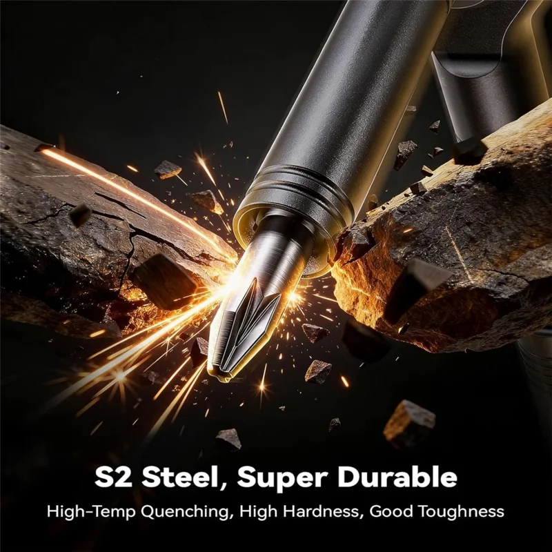 WESDUT 32 in 1 T-Handle Ratchet Screwdriver Set S2 Steel Quick Release Tools Kit for Home Repair DIY