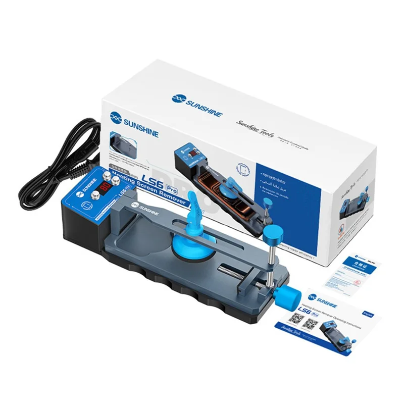 SUNSHINE LS6 Pro Hot Cold Screen Separator 0-80°C Adjustable Heating Plate Phone Repair Tool for iPhone 17 Seies Android - EU Plug