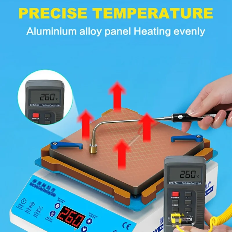 Bulk Purchasing YYD YD616 520W Intelligent Heating Platform PCB Preheating Station for Electronics Repair, EU Plug / 220V