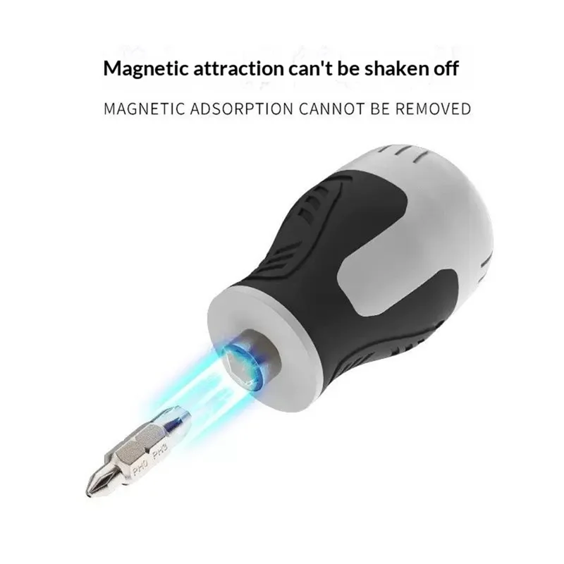 JIAFA 15 in 1 Dual Head Ratchet Screwdriver Set 14Pcs CRV Bits Magnetic Professional Repair Tool