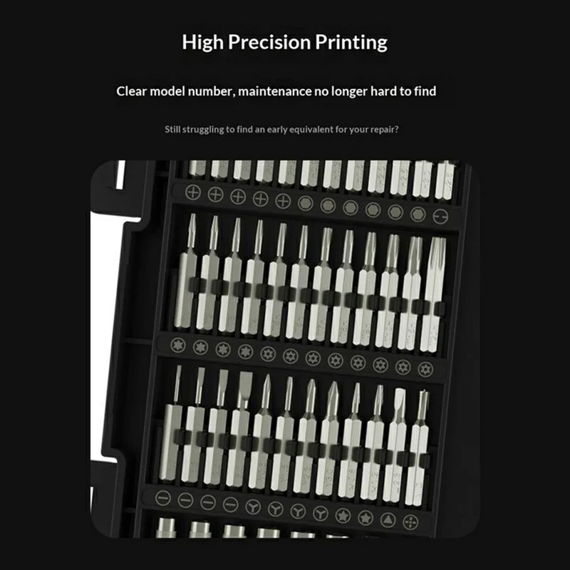 Juego de destornilladores de precisión JIAFA 58 en 1 con puntas CRV magnéticas y mango de PP para reparación de teléfonos