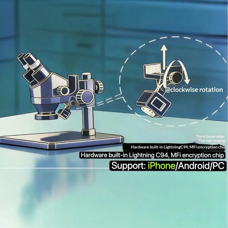 WEIXINYUAN P30R Pro Thermal Imaging Camera 512x384 Resolution for Mobile Phone Circuit Board Repair Detection