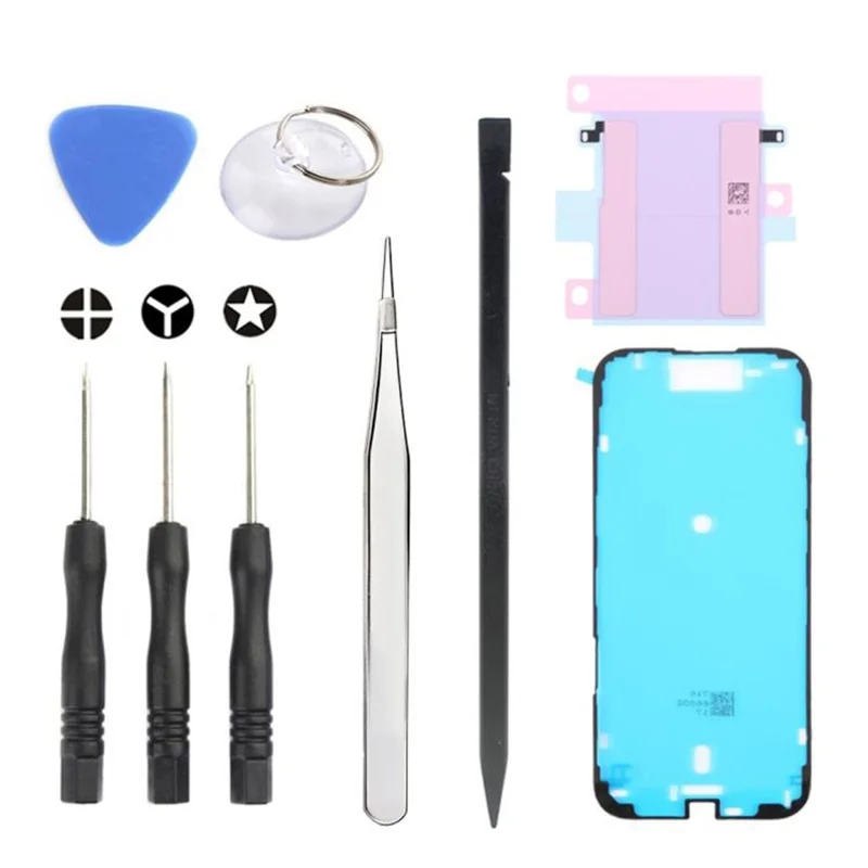 JF-8162 For iPhone Air 9 in 1 Battery Repair Tool Kit with Adhesive Pry Tools Screwdriver Set