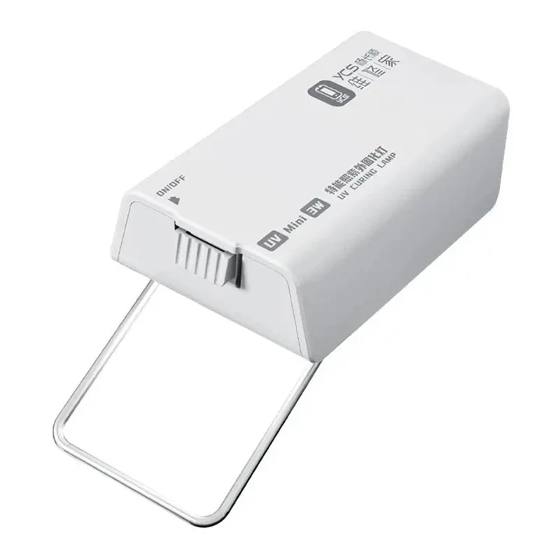 YCS UV Mini 3W Handheld Curing Light Portabel UV-klistertorkningslampa med Type-C-laddning Manikylamp