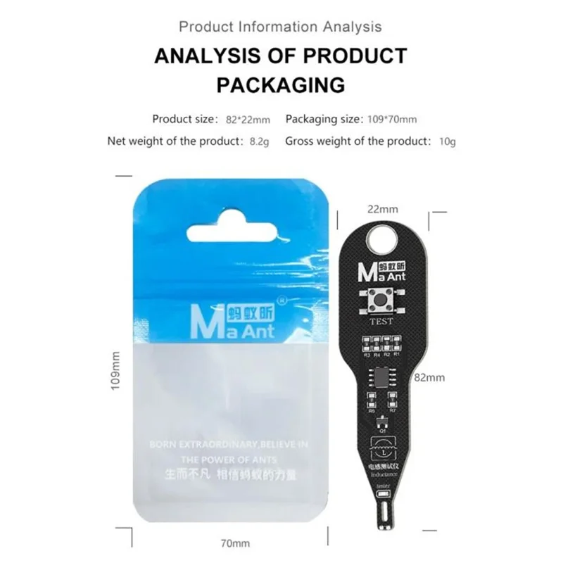 MAANT High Precision Electromagnetic Induction Tool Inductance Tester Fault Locator  for PCB Circuit
