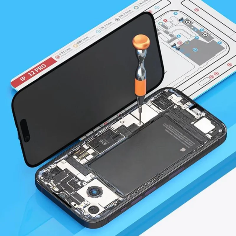 MAANT M095 Giant Stability Phone Screen Support Stand Dual Suction Cup Holder Side Mount Support Tool for Mobile Phone Maintenance