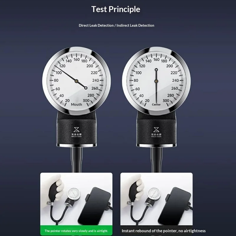 MEGA-IDEA Mobile Phone Air Tightness Tester Waterproof Air Tightness Detector Test Tool for Phone Repair