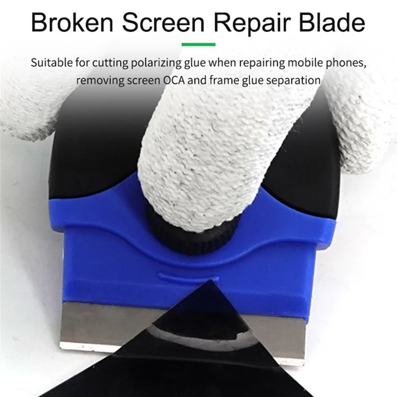 RELIFE RL-023 Multifunctional Glue Removing Tool Screen Repair Blade Phone Disassembly Kit with Plastic Metal Blades