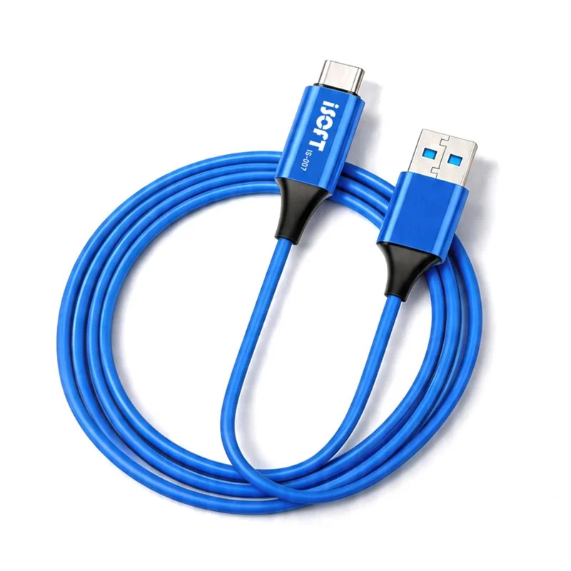 ISOFT IS-007 SAM Cabo de Reparação em Modo de Download USB-A para USB-C 3-em-1 Cabo de Transferência de Dados e Carregamento para Samsung