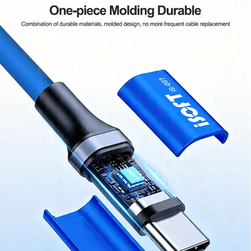 ISOFT IS-007 SAM Cabo de Reparação em Modo de Download USB-A para USB-C 3-em-1 Cabo de Transferência de Dados e Carregamento para Samsung