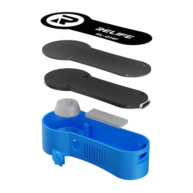 RELIFE RL-014F UV Mini Hærdningslampe 395 nm Dobbelt LED-design 400 mAh Type-C Bærbar Hærdningslampe