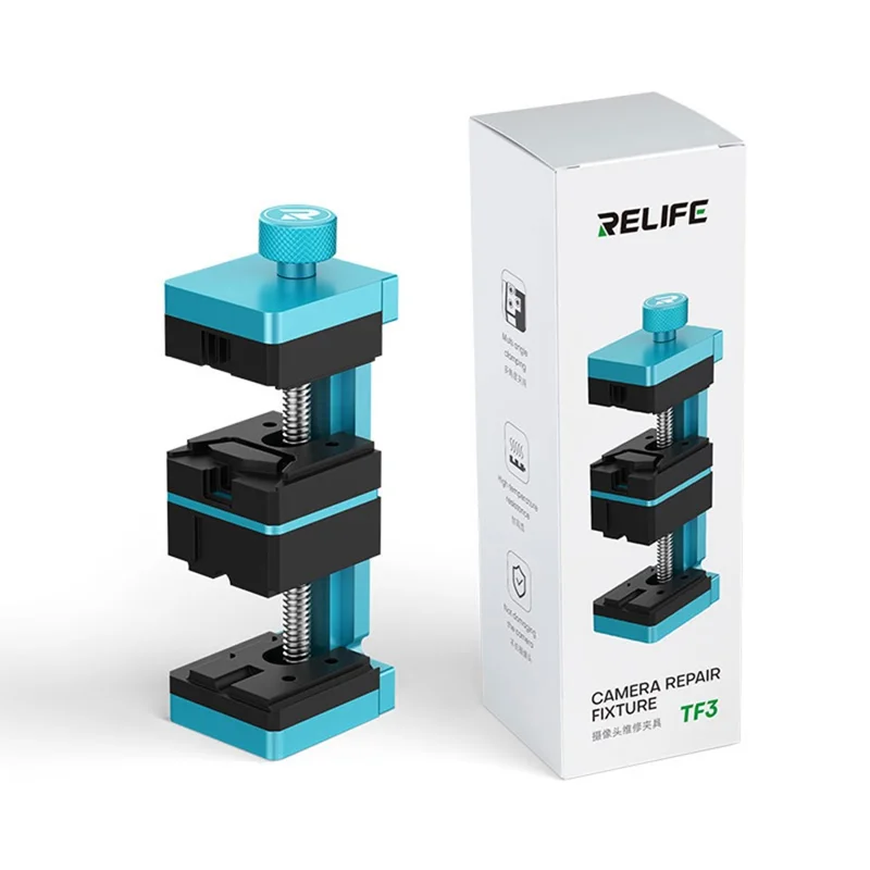 RELIFE TF3 Multi-function Universal Mobile Camera Repair Fixture Multi-angle Clamp Aviation Aluminum Repair Tool for Phone Lens Repair