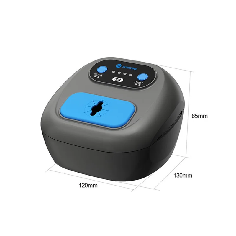 SUNSHINE S4 Limpiador Automático de Punta de Soldador con Doble Sensor Infrarrojo Inteligente y 3 Velocidades para Reparación de Soldadura