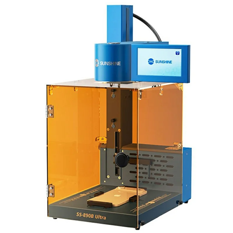 SUNSHINE SS-890B Ultra 10W Blue Laser Foldable Smart Laser Machine for Phone Back Cover Removal - EU Plug