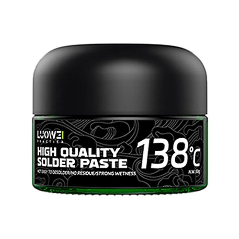 LUOWEI LW-SP1 50g Lead-Free Solder Paste PC Repair BGA SMT Tin Paste for Electronics - 138°