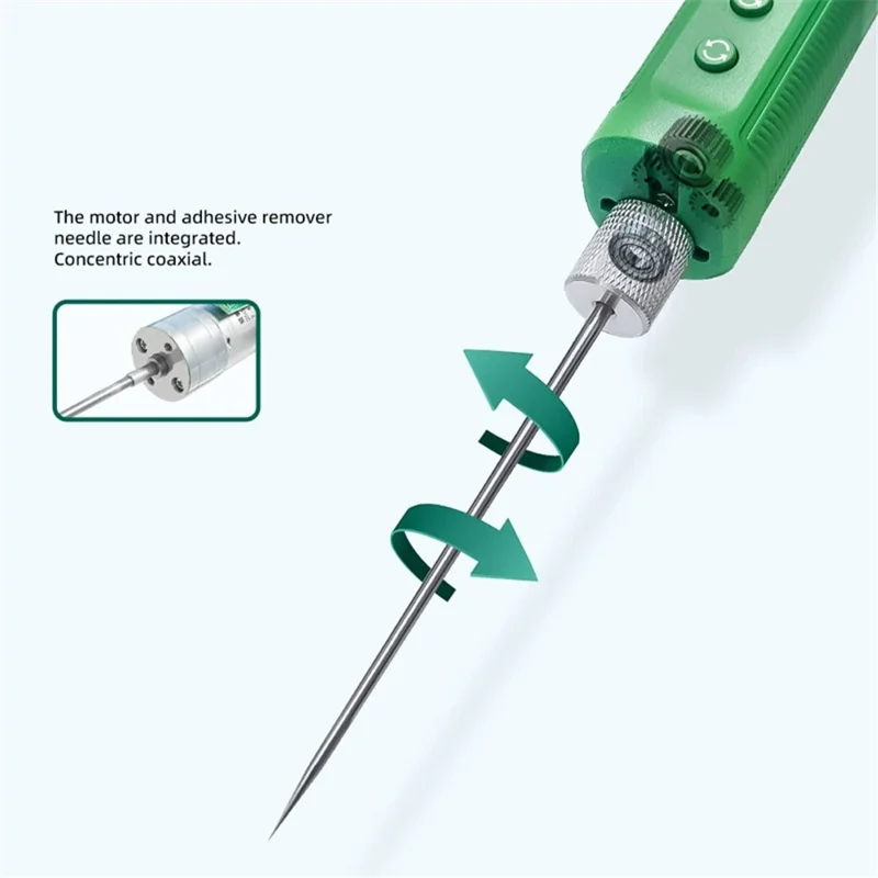 BEST BST-K6 Stepless Speed Control Electric OCA Glue Removal Tool Phone Screen Repair Kit - Green