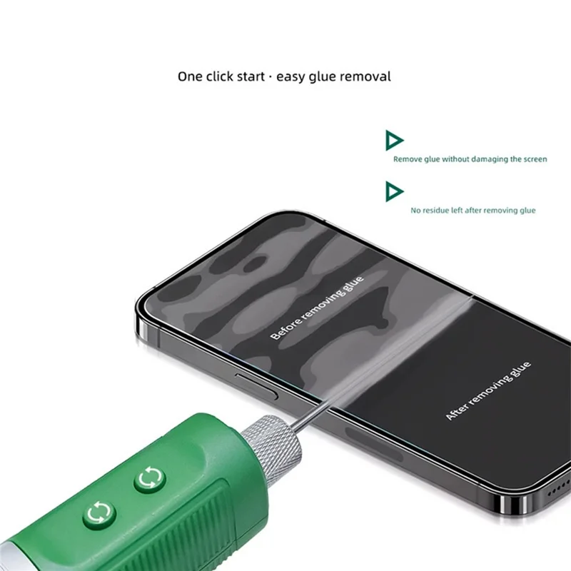 BEST BST-K6 Stepless Speed Control Electric OCA Glue Removal Tool Phone Screen Repair Kit - Green