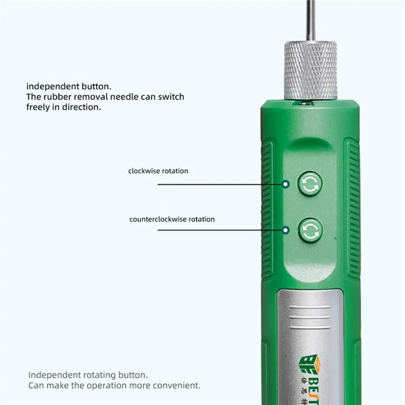 BEST BST-K6 Stepless Speed Control Electric OCA Glue Removal Tool Phone Screen Repair Kit - Green