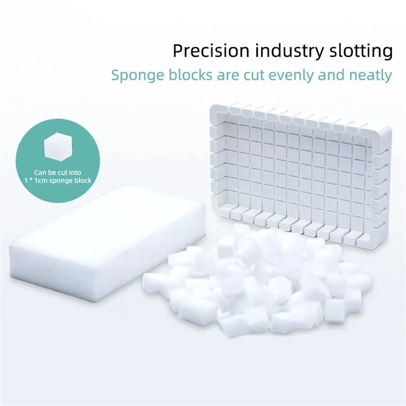 BEST BST-QJ3 Reinigingssponsensnijder met 10 sponsen 1 cm Precisiesnijapparaat voor reparatie