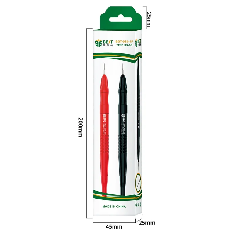 أفضل مجسات اختبار متعدد القياسات BST-020-JP مجسات نحاسية رفيعة 20A 2000V لإصلاح الإلكترونيات