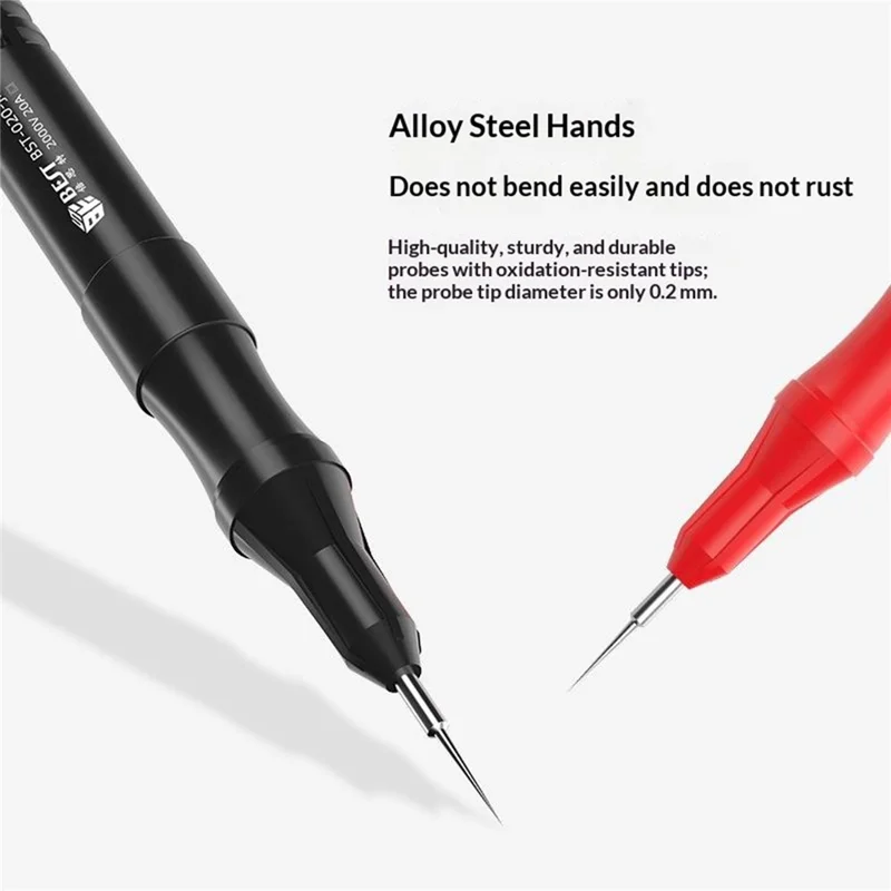 أفضل مجسات اختبار متعدد القياسات BST-020-JP مجسات نحاسية رفيعة 20A 2000V لإصلاح الإلكترونيات