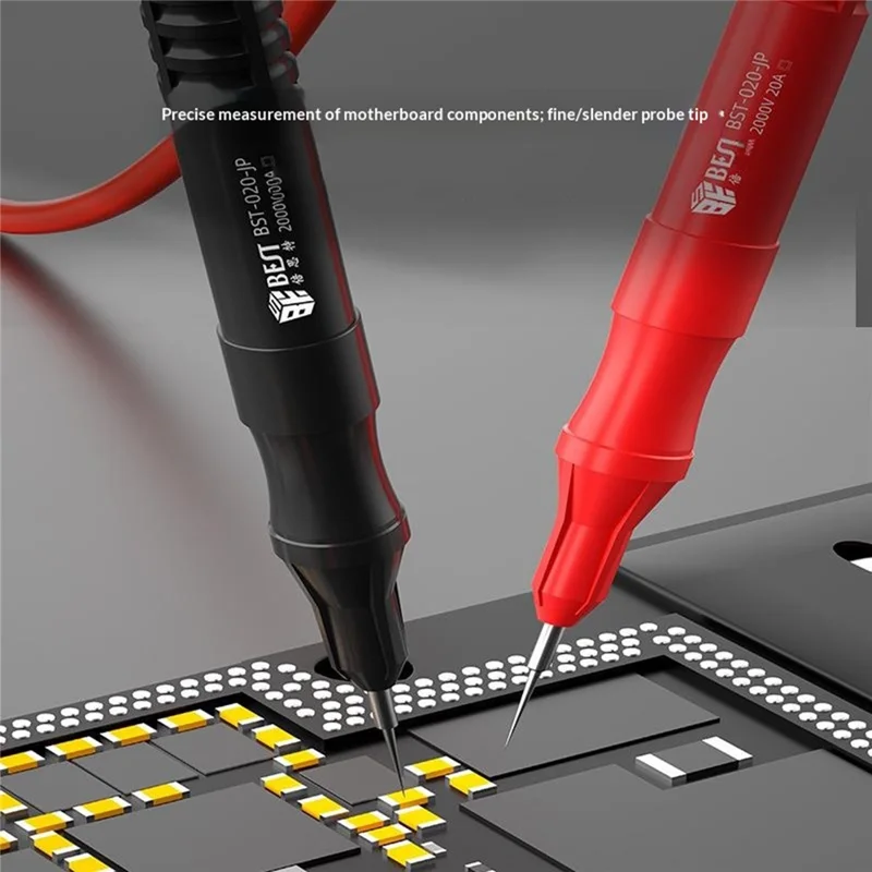 أفضل مجسات اختبار متعدد القياسات BST-020-JP مجسات نحاسية رفيعة 20A 2000V لإصلاح الإلكترونيات