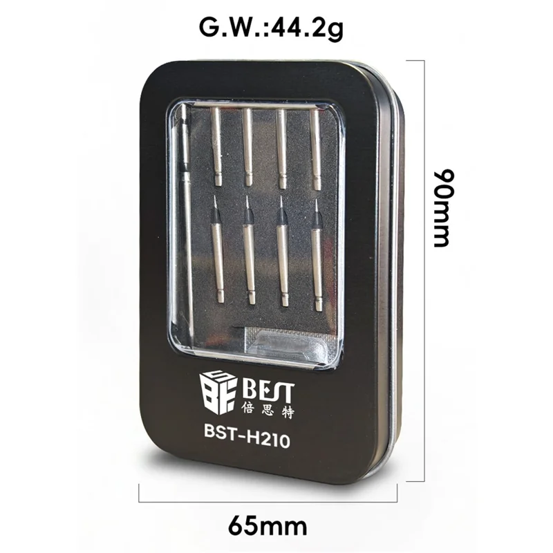 BEST BST-H210A 10Pcs Soldering Iron Kit Interchangeable Tips Quick Release Design for Precision Welding