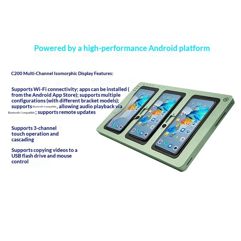 DLN C200 Probador de Pantalla LCD Multicanal con Soporte para Pantalla Táctil, Comparador de Pantallas OLED TFT para iPhone X - 15 Plus