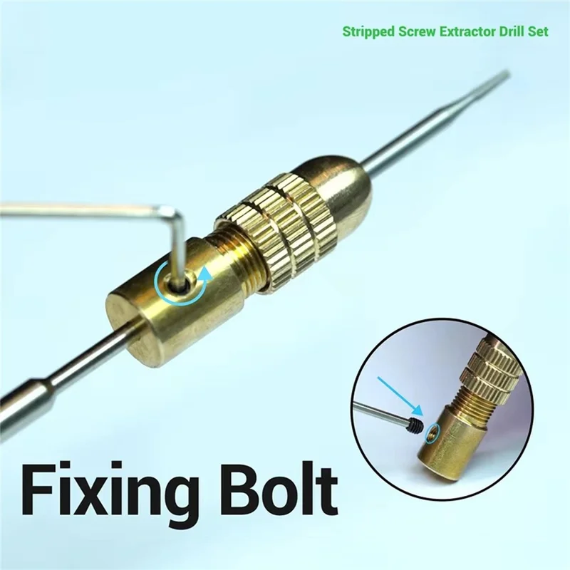 2UUL SD90 Stripped Screw Extractor Drill Set Carbide Tungsten Steel Bits for Phone Repair