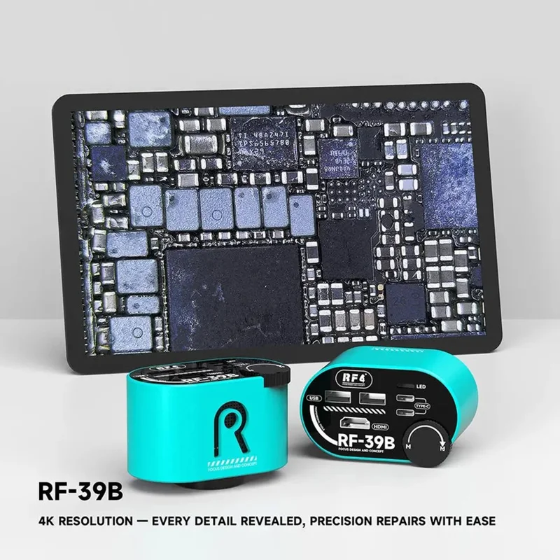 RF4 RF-39B 4K Microscoopcamera CMOS-sensor HD-zoekerschijf voor elektronische PCB-reparatie