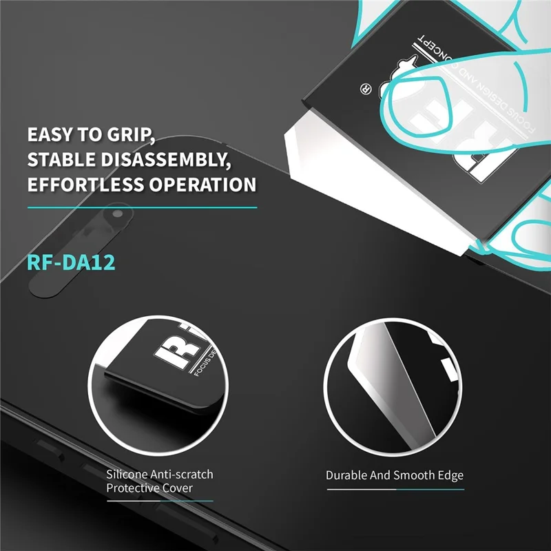 RF4 RF-DA12 4Pcs Phone Disassembly Blades 0.1mm Ultra Thin Repair Tools for Screen Opening PCB Rework