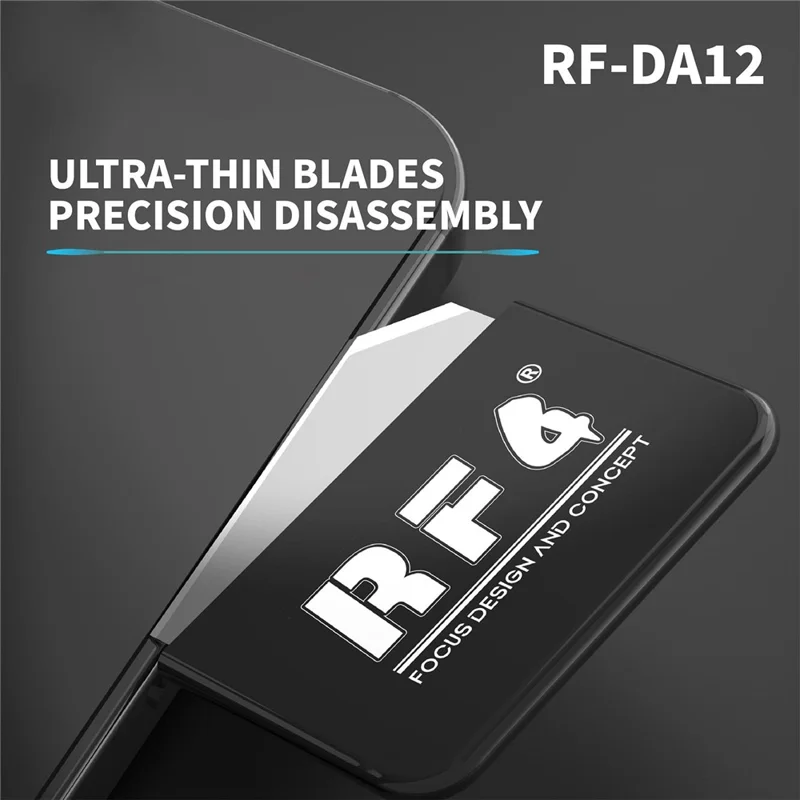 RF4 RF-DA12 4Pcs Phone Disassembly Blades 0.1mm Ultra Thin Repair Tools for Screen Opening PCB Rework