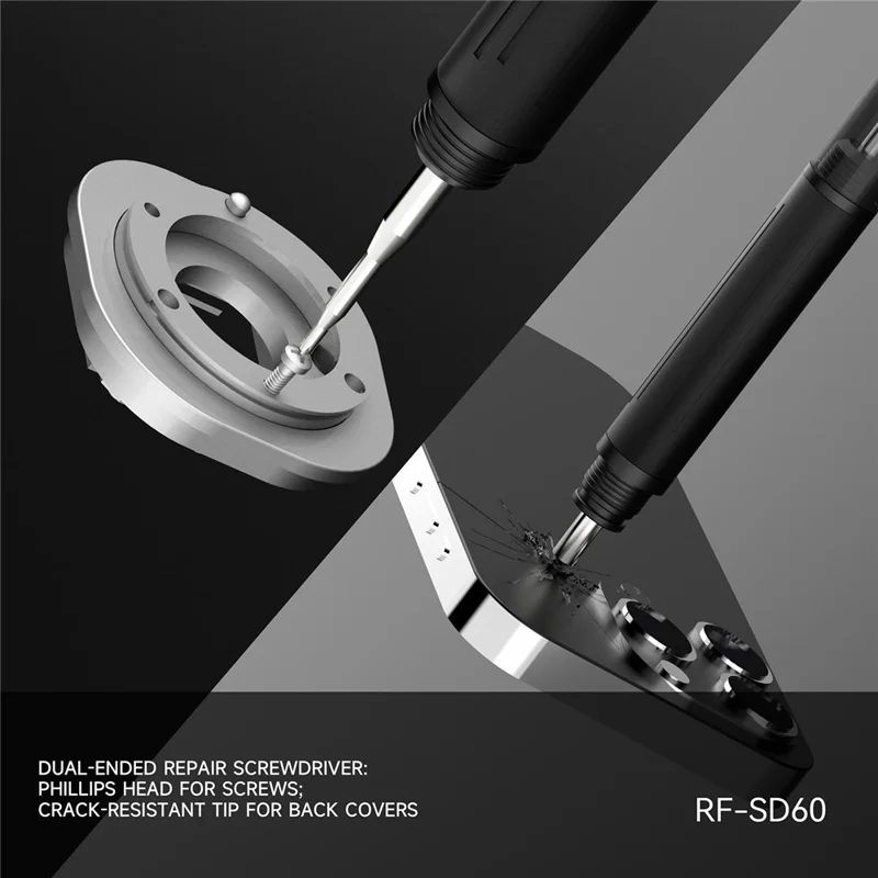 RF4 RF-SD60 5 in 1 Phone Repair Screwdriver Set Glass Breaker Pen for Mobile