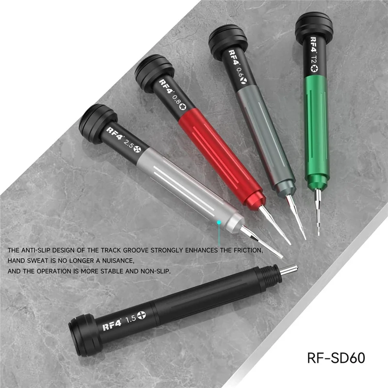 RF4 RF-SD60 5 in 1 Phone Repair Screwdriver Set Glass Breaker Pen for Mobile