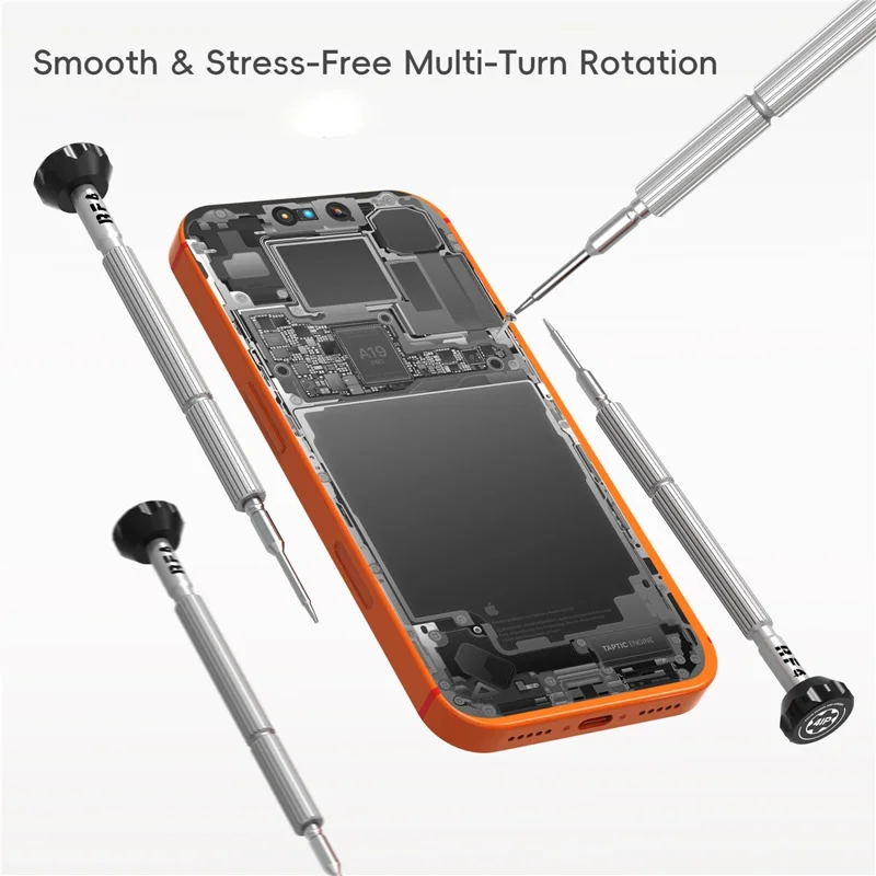 RF4 RF-SD17 Mini-Schraubendreher-Set Präzisions-Reparatursatz mit magnetischen Spitzen für Handy-Elektronik