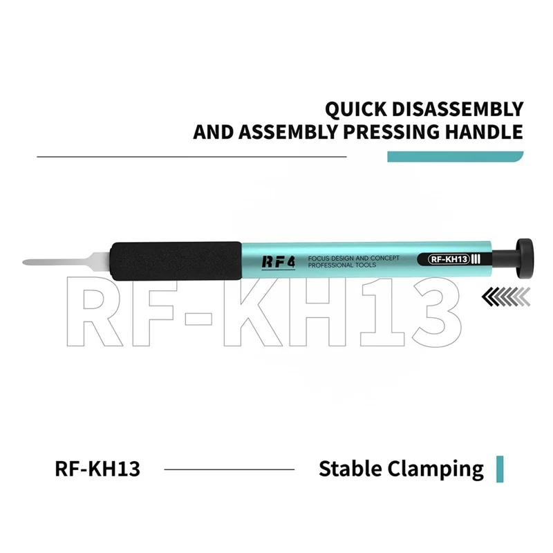 RF4 RF-KH13 Quick Release Press Handle Aluminum Alloy Scraper Tool for PCB Repair