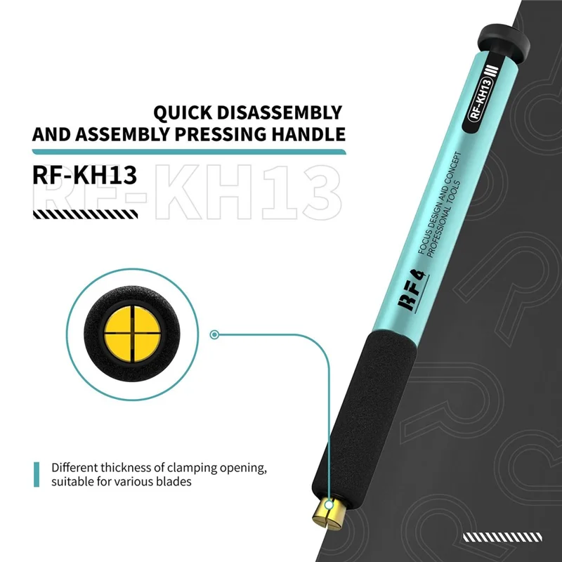 RF4 RF-KH13 Quick Release Press Handle Aluminum Alloy Scraper Tool for PCB Repair