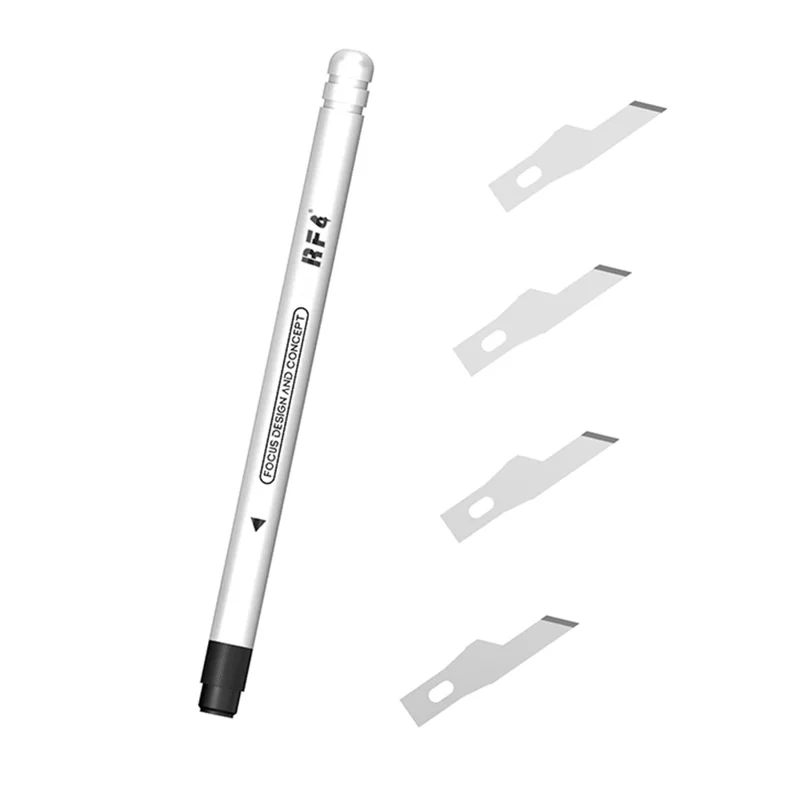 Juego de cuchillas multifunción RF4 RF-HD12A, cuchillo rasquetilla para reparación de teléfonos con 4 cuchillas